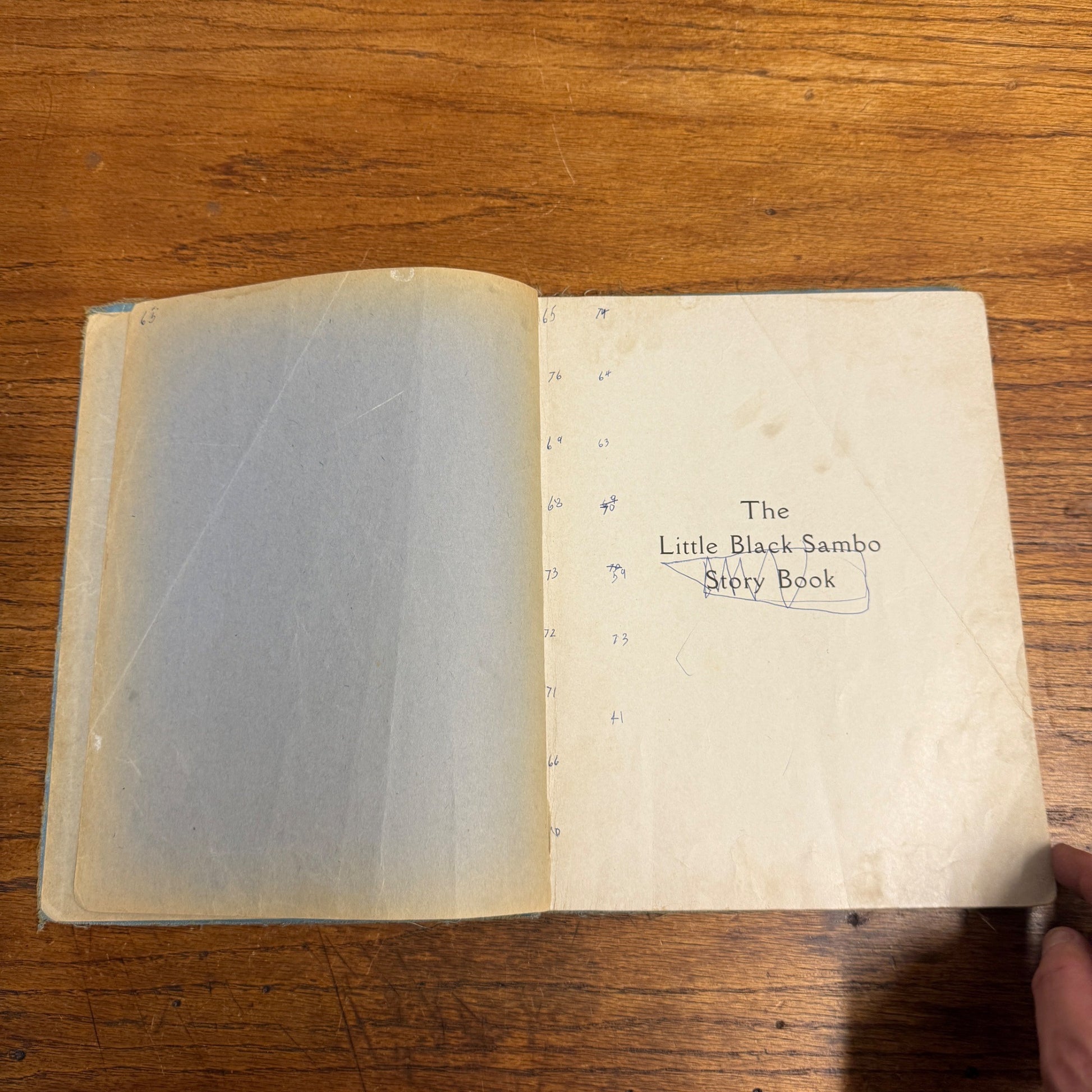 Antique The Little Black Sambo Story Book by Bannerman 1930/1935