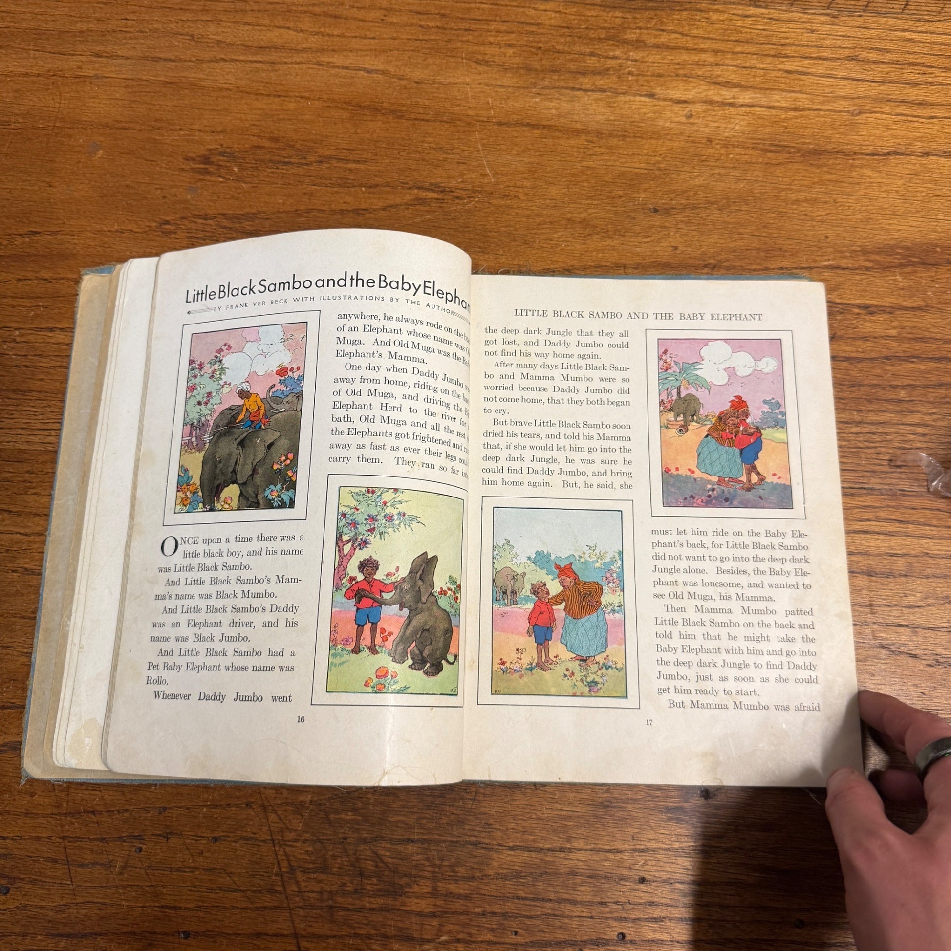 Antique The Little Black Sambo Story Book by Bannerman 1930/1935