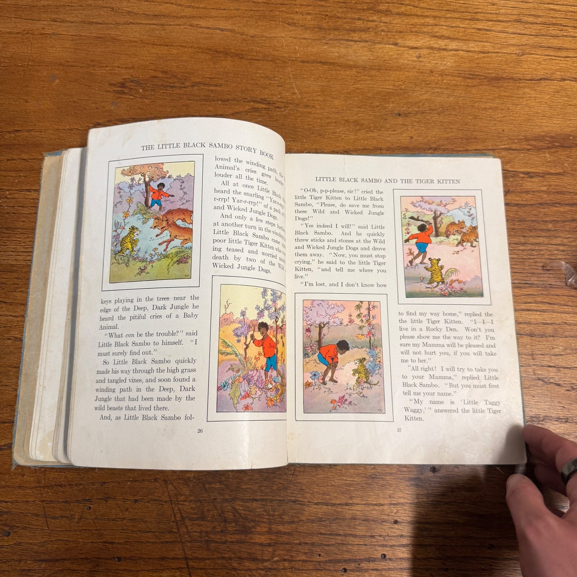 Antique The Little Black Sambo Story Book by Bannerman 1930/1935