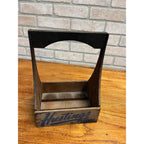 RARE Vintage 1940s Hustings Sodas Milwaukee Wis 6-Pack Bottle Carrier Wisconsin