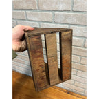 RARE Vintage 1940s Hustings Sodas Milwaukee Wis 6-Pack Bottle Carrier Wisconsin