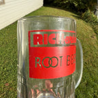 Richardson Root Beer Glass Mug ACL Heavy Mug Soda Advertising