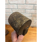 Antique Vintage Wooden Handled Pressure Roller - Leather Pressing / Gluing Tool