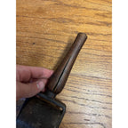 Antique Vintage Wooden Handled Pressure Roller - Leather Pressing / Gluing Tool