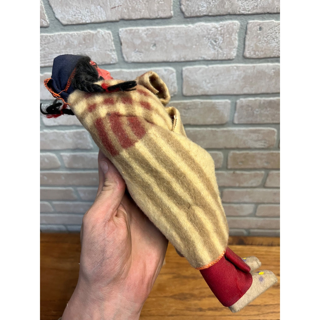 Vintage Minnetonka Indian Doll Native American Blanket Wrapped Figure 11.5" Toy