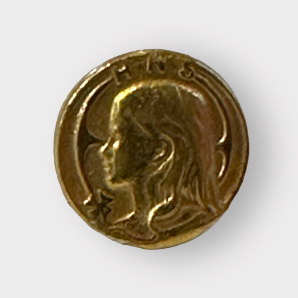 VINTAGE HNS HOLY NAME SOCIETY ROMAN CATHOLIC LAPEL PIN 1936