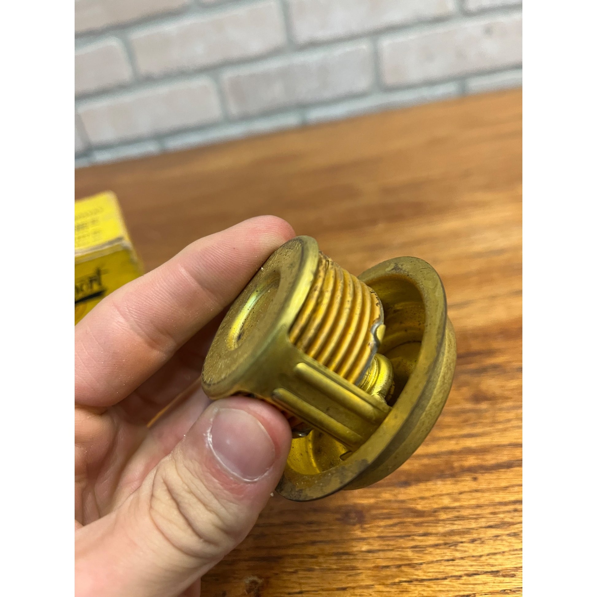 Vintage Bridgeport Auto Thermostat Model #4 Studebaker Desoto Plymouth ++