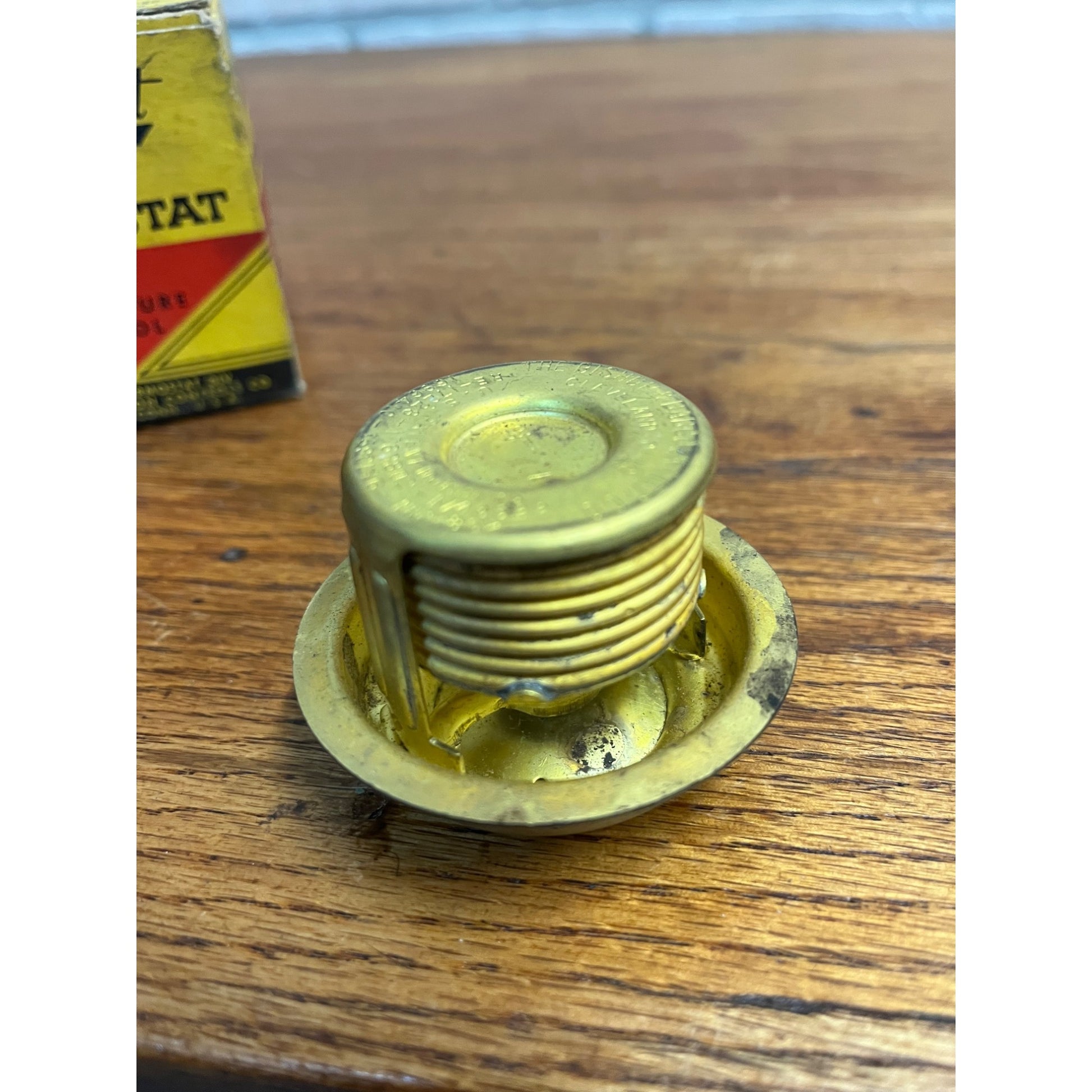Vintage Bridgeport Auto Thermostat Model #4 Studebaker Desoto Plymouth ++