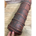 Antique Primitive 1800s Wooden Butter Churn Original Red Paint AAFA Early Farmhouse