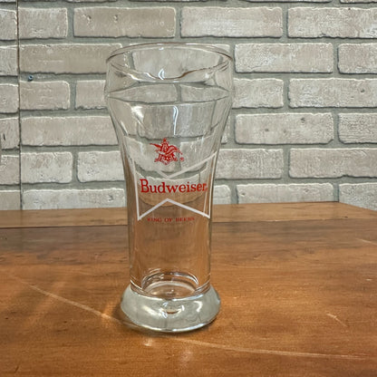 Vintage 1980s Budweiser Bowtie Lot (4) Bar Pub Glasses Mug Michelob Taster ++