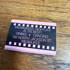Retro MCM Club Marilyn Monroe Milwaukee Nightlife Matchbox FULL Milwaukee, WI