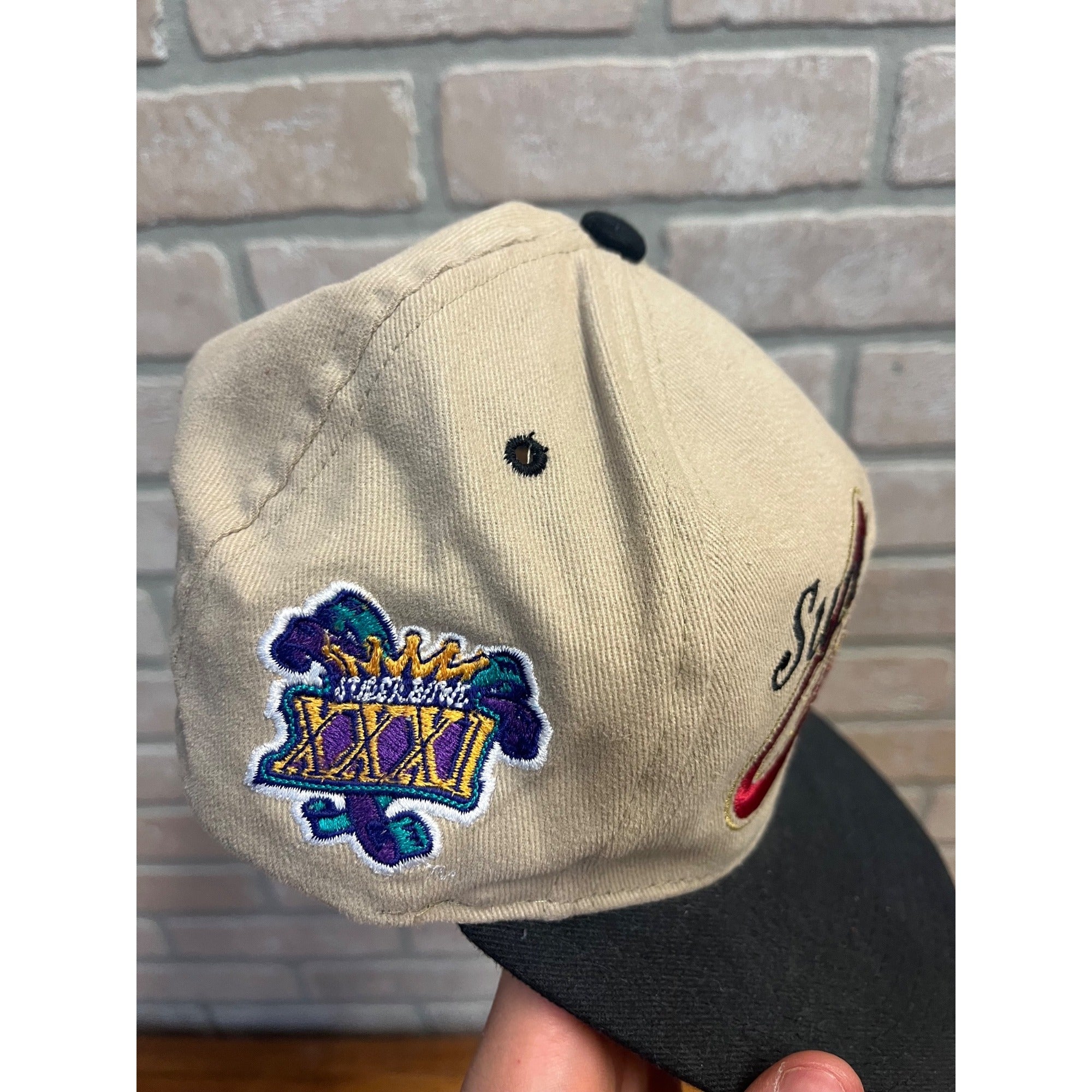 Green Bay Packers Super Bowl XXXI Champions Hat Cap Snapback Patch Vintage