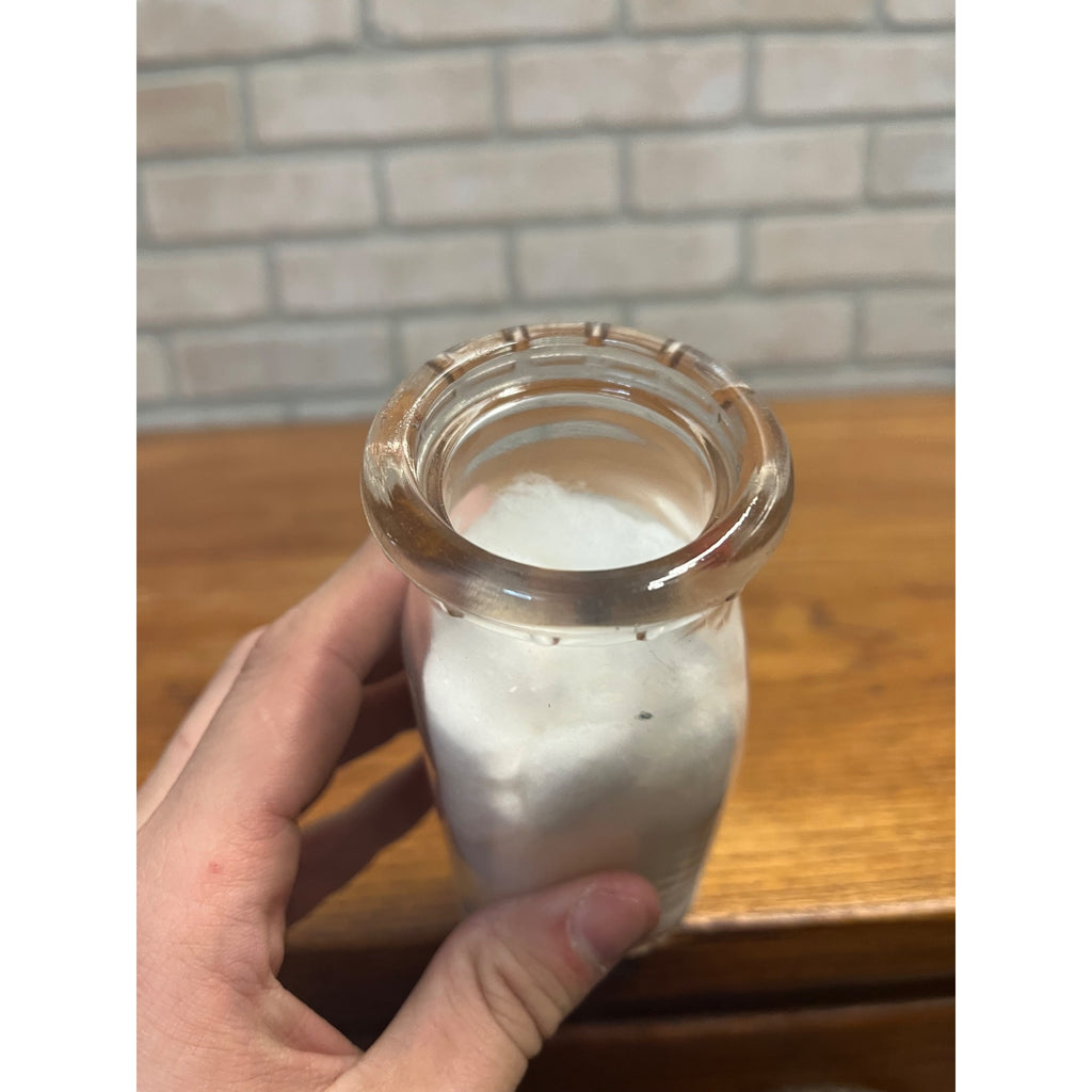 Vintage Barton Dairy Wisconsin WI Wis ACL HALF PINT Milk Bottle RARE