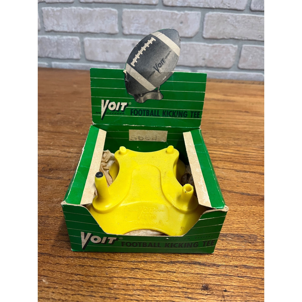 Vintage 1960s Voit Football Kicking Tee Plastic in Store Display Box VT300 - As-Is