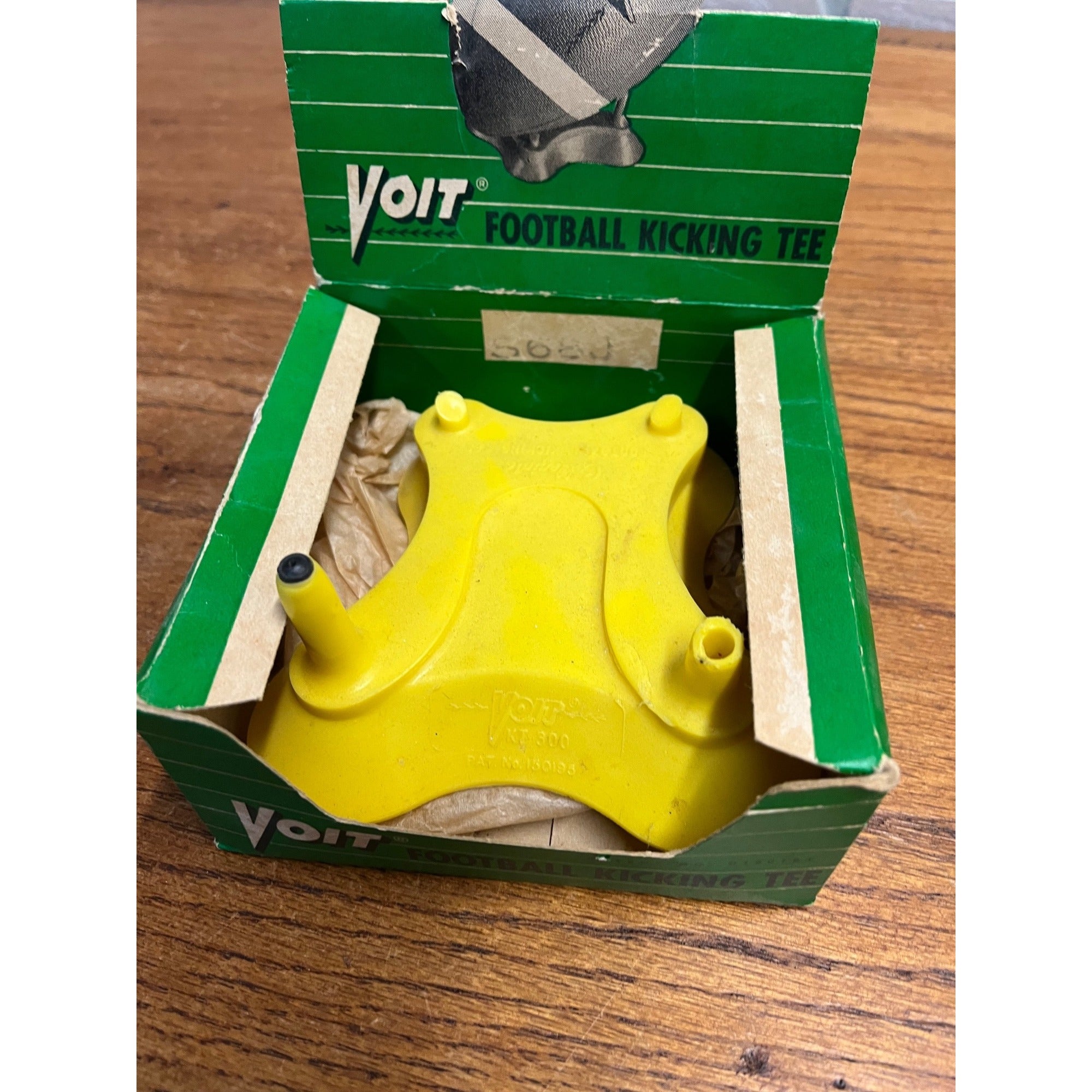 Vintage 1960s Voit Football Kicking Tee Plastic in Store Display Box VT300 - As-Is