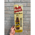 Vintage Mason's Root Beer Thermometer Advertising Sign Soda 16"