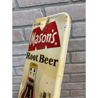 Vintage Mason's Root Beer Thermometer Advertising Sign Soda 16"