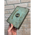 Vintage 1920s Omar Cigarettes Turkish Blend Tobacco Tin Hinged 8.5" x 6"