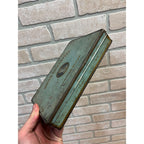 Vintage 1920s Omar Cigarettes Turkish Blend Tobacco Tin Hinged 8.5" x 6"