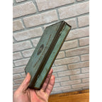 Vintage 1920s Omar Cigarettes Turkish Blend Tobacco Tin Hinged 8.5" x 6"