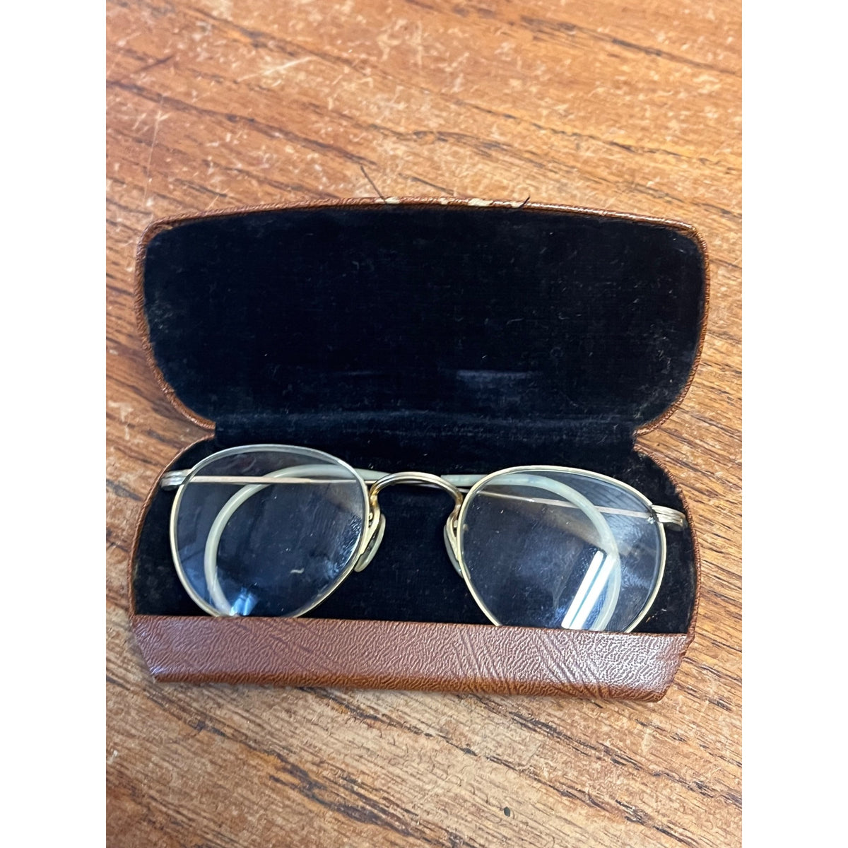 Vintage ArtCraft Ful-Vue Eyeglass Frames 1/10 12K Gold Filled + Case Beaver Dam WI