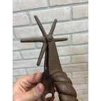 Antique 19th c. Hand Forged Iron Cowboy Spur Rowel Western Vaquero Ranch 1800s