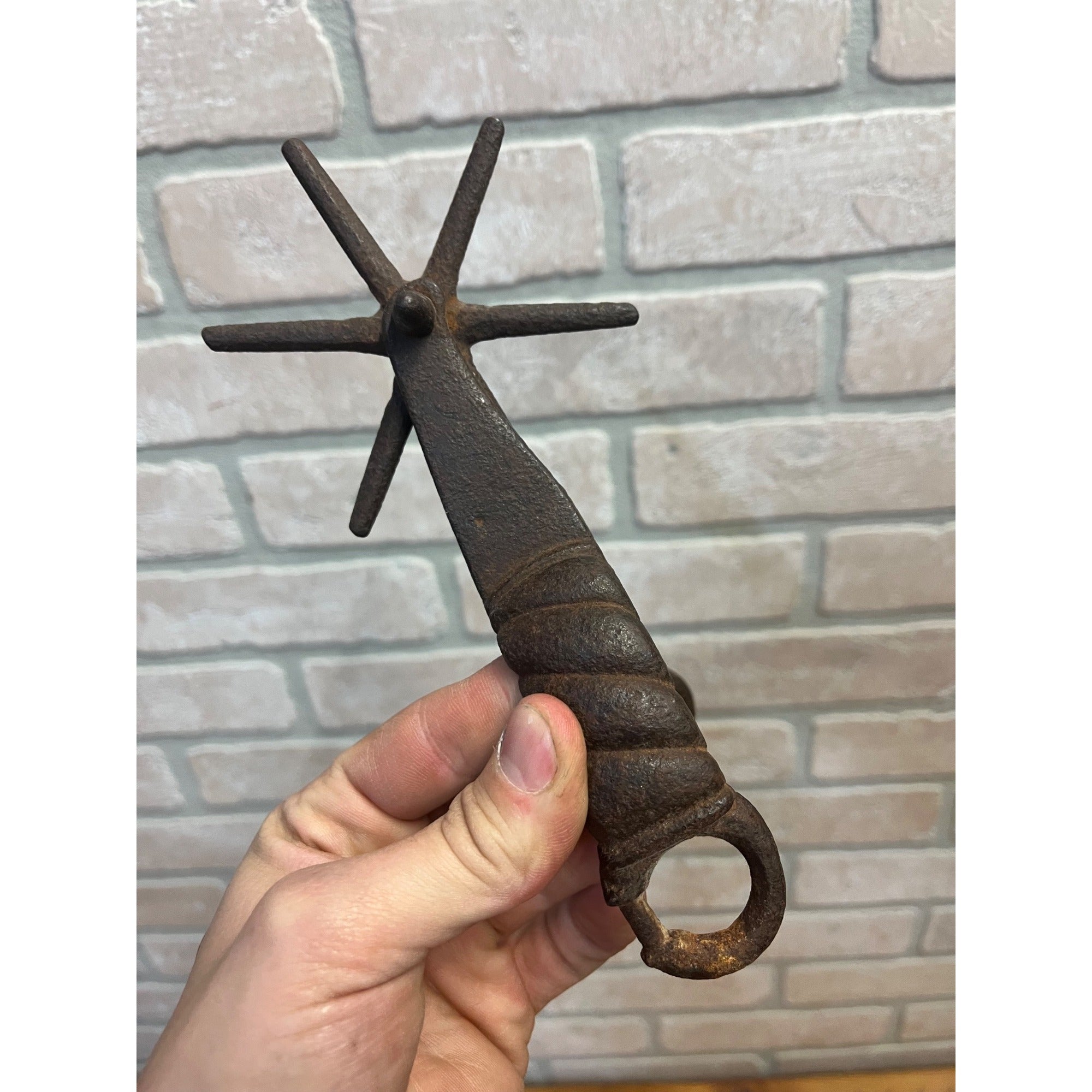 Antique 19th c. Hand Forged Iron Cowboy Spur Rowel Western Vaquero Ranch 1800s
