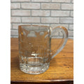Vintage A&W Root Beer Soda Mini Glass Mug Embossed 4.5" Heavy Tankard Root