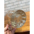 Vintage A&W Root Beer Soda Mini Glass Mug Embossed 4.5" Heavy Tankard Root