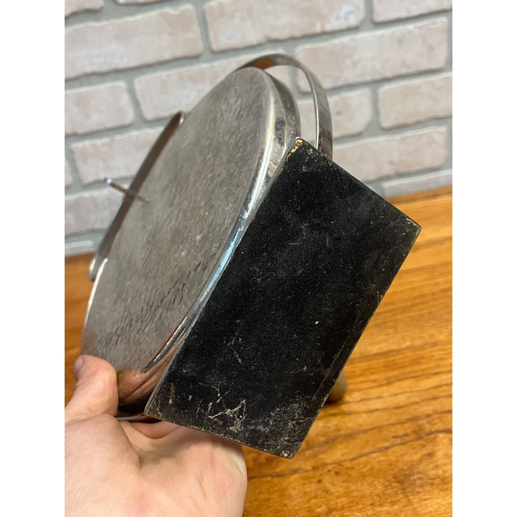 RARE Vintage c1936 Olde Hall Hammered Stainless Steel Staybrite Gong Art Deco