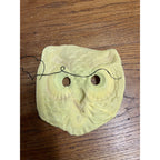 Vintage 1940s Halloween Child's Owl Costume Mask - Cheesecloth Gauze