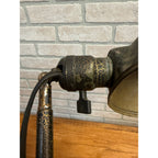 Antique Greist Mfg. Co. Desk Table Light Lamp Table Adjustable As-Is For Restoration