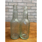 Pair Pre-Pro Val Blatz Brewing Company Milwaukee Vintage Aqua Blue Beer Bottle