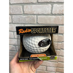 Sportster AM/FM Radio Drink Holder Desk Organizer Golf Ball NEW NIB