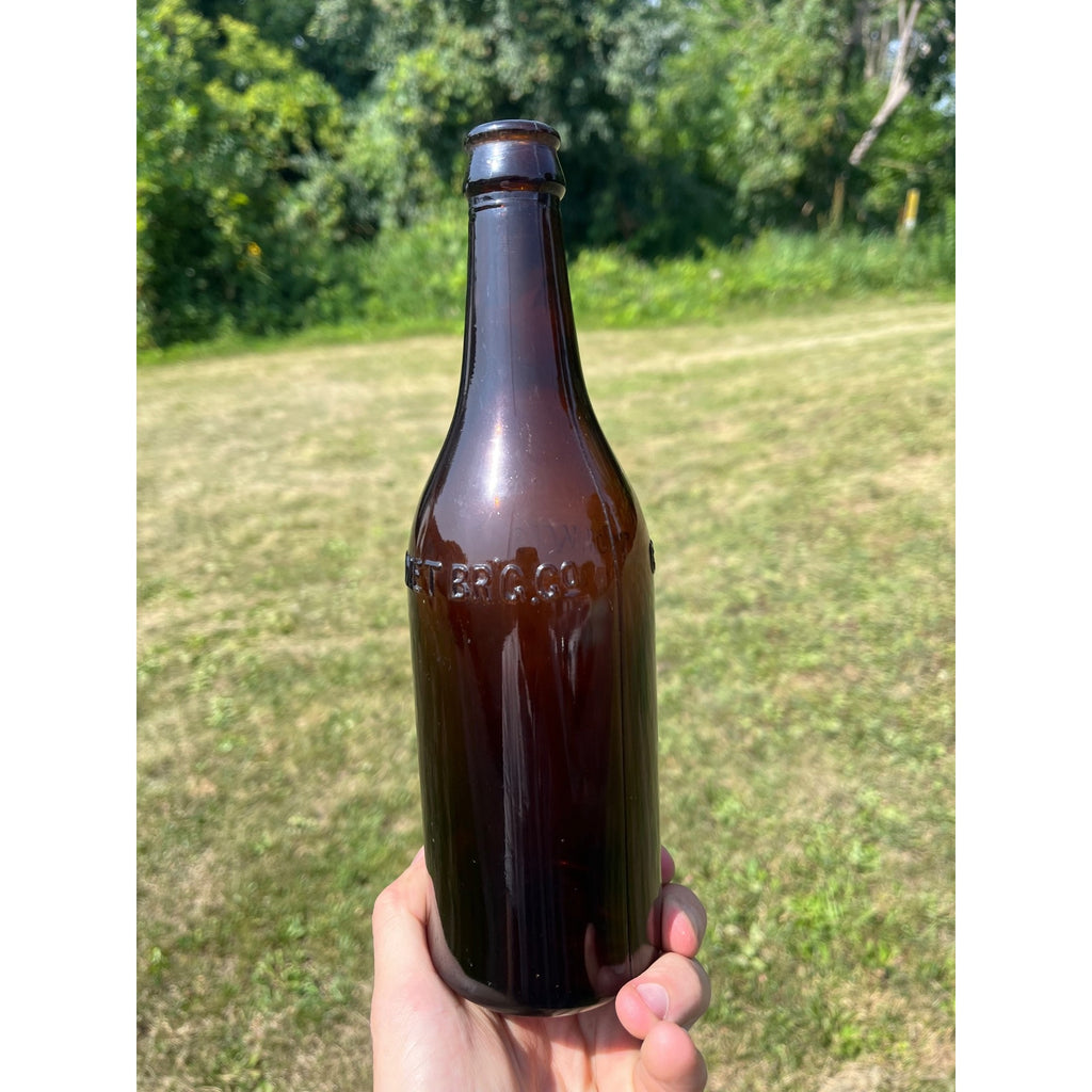 Vintage Pre-Prohibition Calumet Brewing Co. Chilton Wis Amber Beer Bottle 12oz