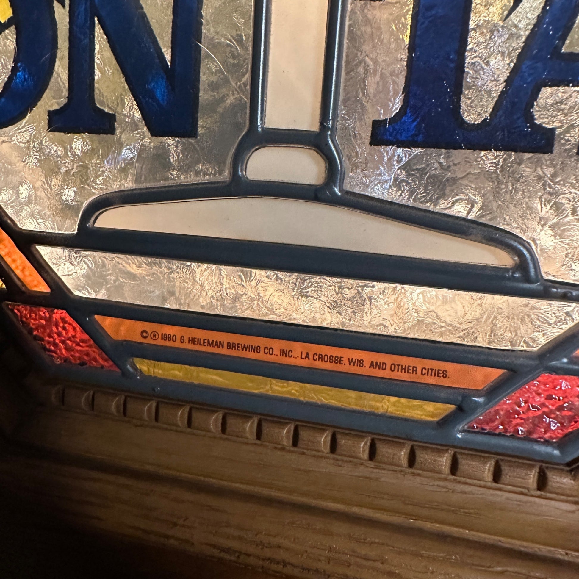 Vintage 1980 Heileman's Old Style Beer On Tap Lighted Bar Advertising Sign