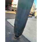 Early Antique Wooden Water Pump Green Primitive Original