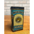 Vintage Monarch Breakfast Cocoa Advertising Kitchen Tin Can 6"