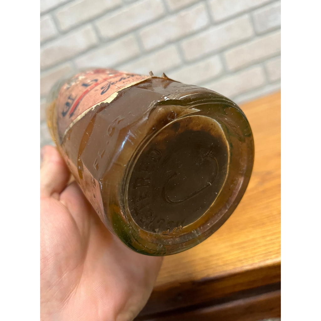 RARE Vintage c1920s John Graf Co. Milwaukee Cherry Soda Bottle w/ Label