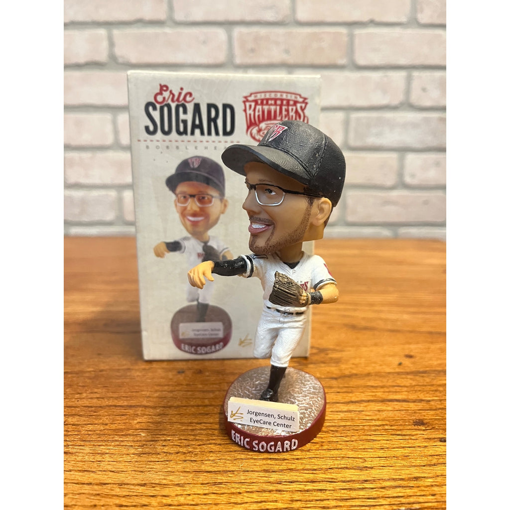 NIB 2018 Eric Sogard Timber Rattlers Brewers Bobblehead SGA 5/11/18