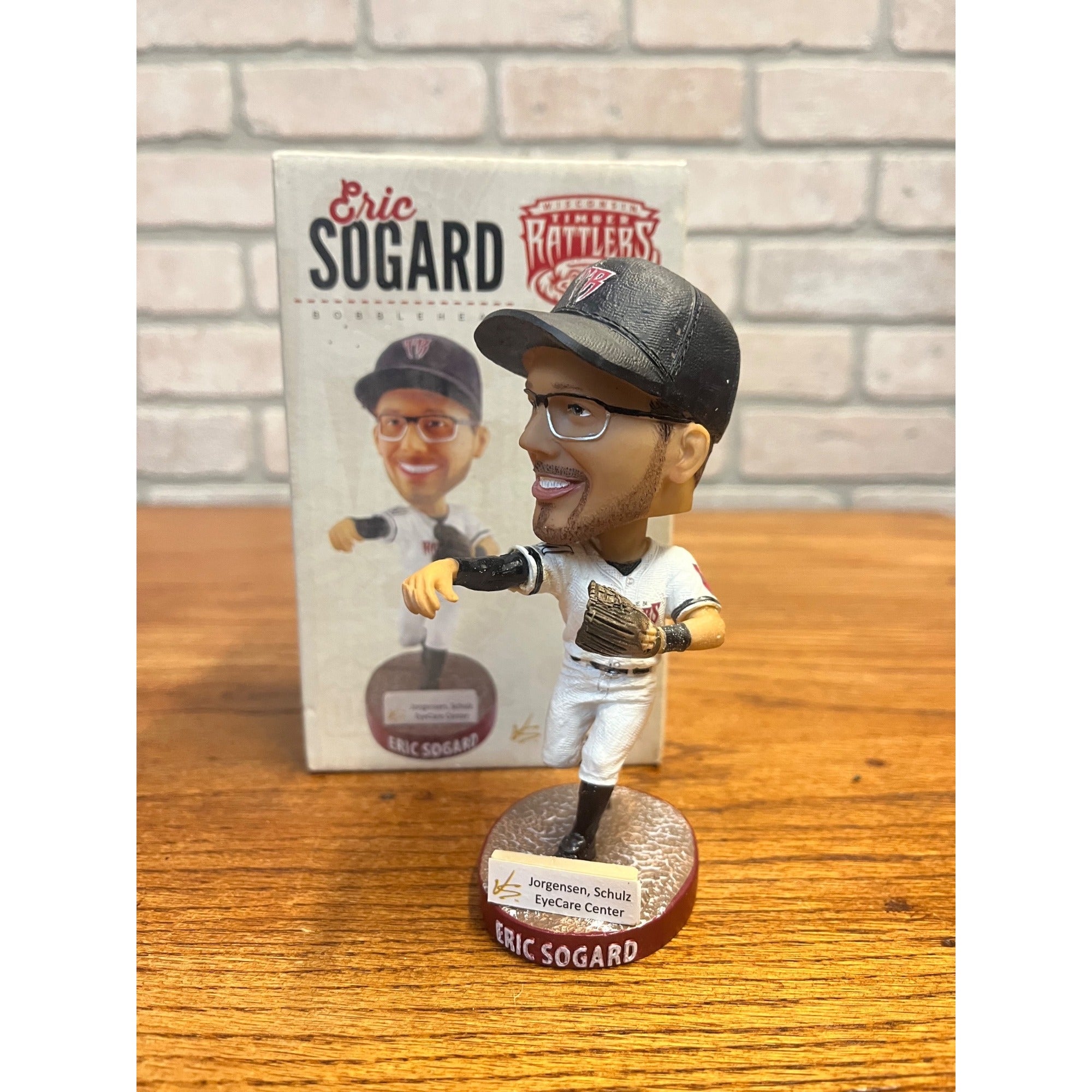NIB 2018 Eric Sogard Timber Rattlers Brewers Bobblehead SGA 5/11/18