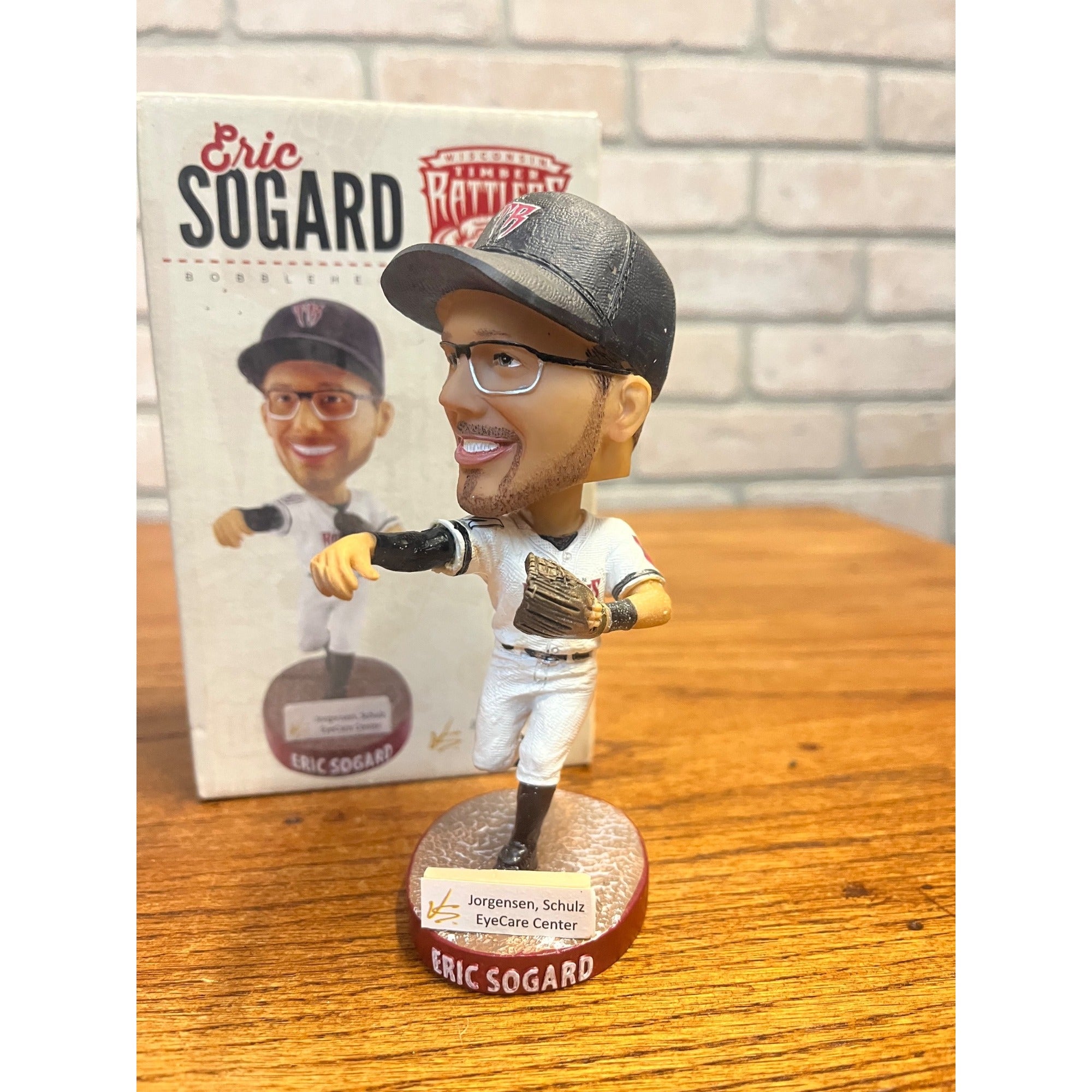 NIB 2018 Eric Sogard Timber Rattlers Brewers Bobblehead SGA 5/11/18