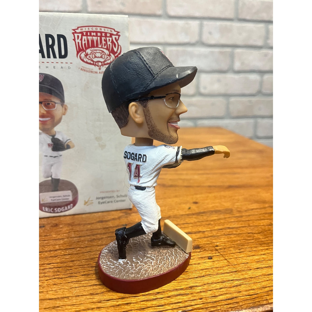 NIB 2018 Eric Sogard Timber Rattlers Brewers Bobblehead SGA 5/11/18