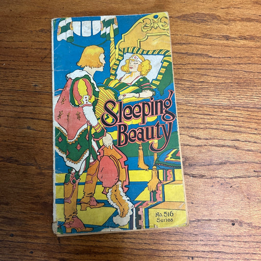 RARE Vintage 1922 Sleeping Beauty Children's Book Colorful - Goldsmith Publishin