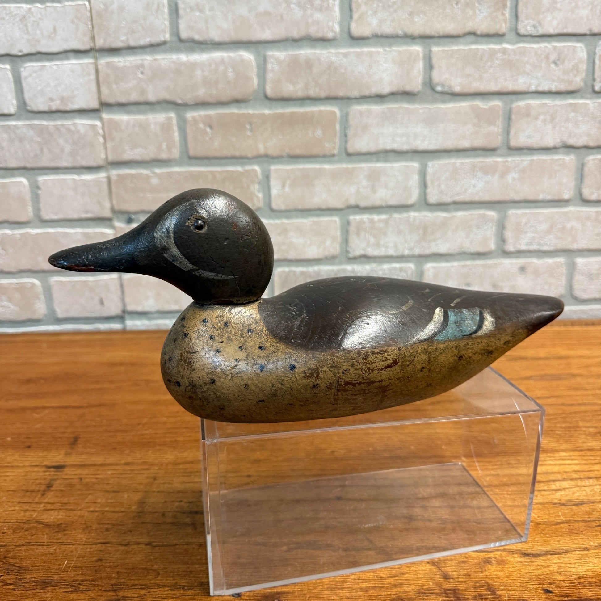 1905c Mason Tack Eye Blue Wing Teal Duck Decoy All Original Beautiful