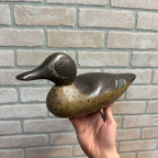 1905c Mason Tack Eye Blue Wing Teal Duck Decoy All Original Beautiful