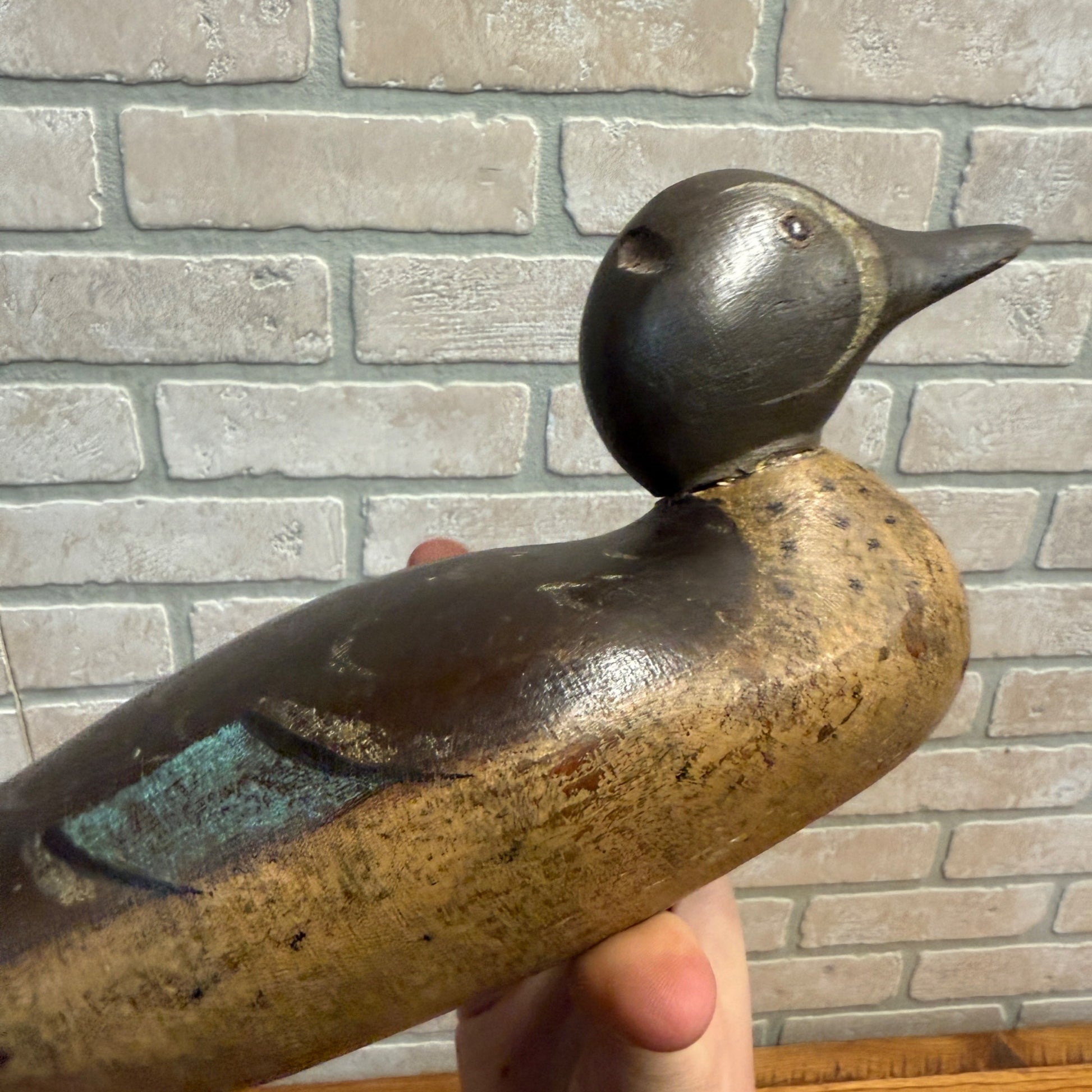 1905c Mason Tack Eye Blue Wing Teal Duck Decoy All Original Beautiful