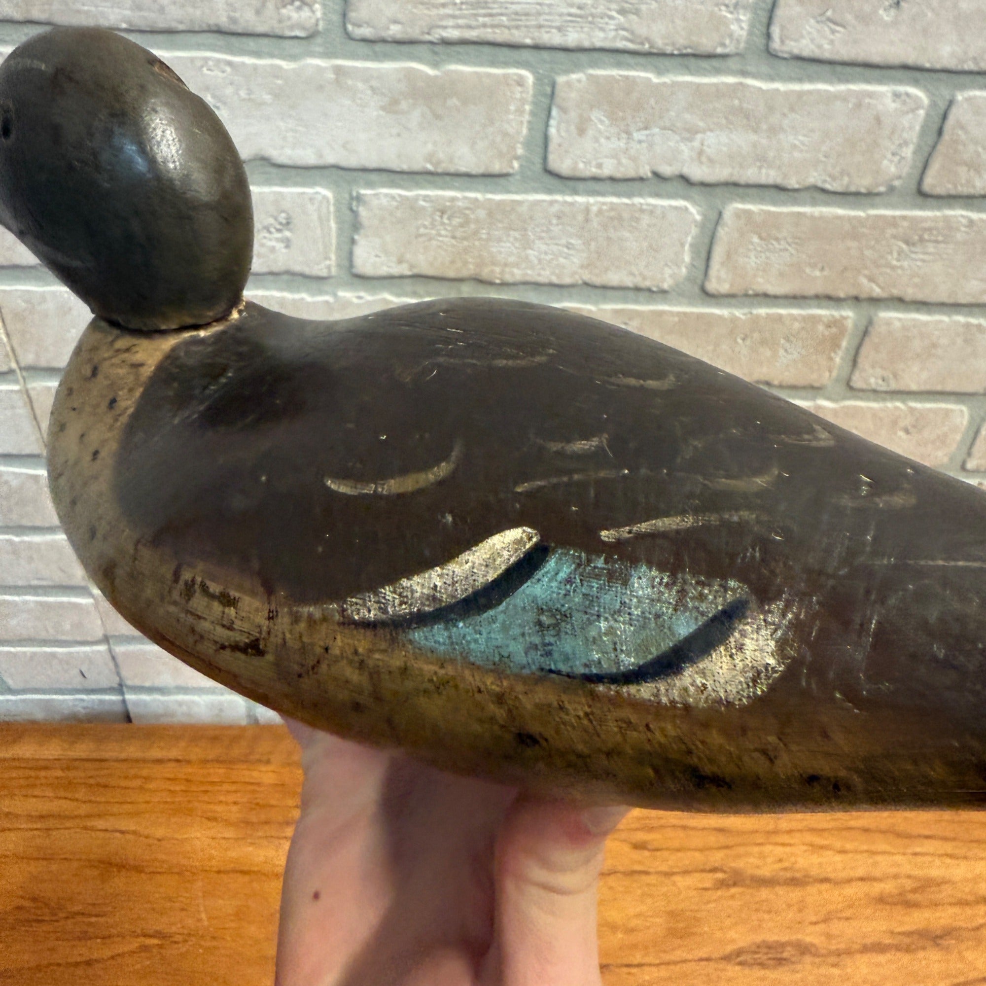 1905c Mason Tack Eye Blue Wing Teal Duck Decoy All Original Beautiful