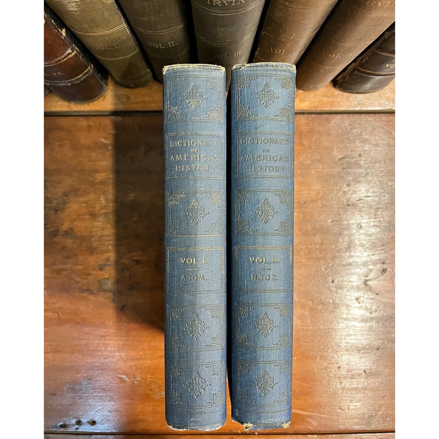 DICTIONARY OF AMERICAN HISTORY, 2 VOLUME SET 1901 HARDCOVER BOOKS