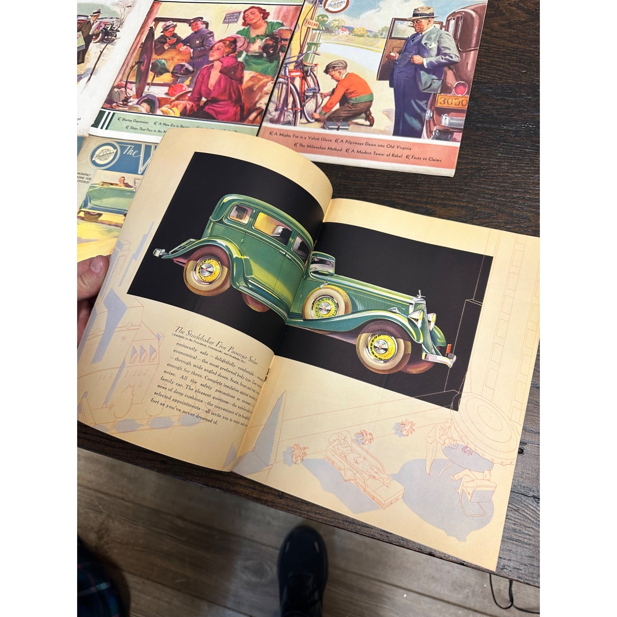 Vintage HUGE LOT Studebaker "The Wheel" Motorist's Owner's Magazines 1932-33